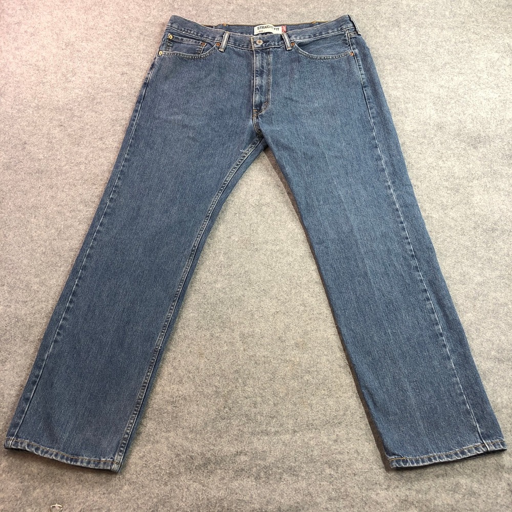 Levi's Mens Vintage 505 Jeans 38x32 Blue Straight Fit Denim Medium Wash